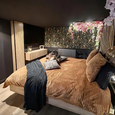 Hébergement de vacances Romantique, Sauna, Jacuzzi Et Cinéma