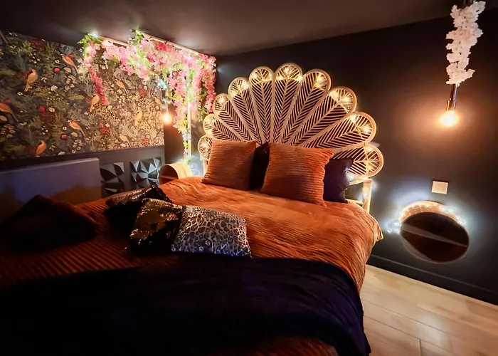 Romantique, Sauna, Jacuzzi Et Cinéma Hébergement de vacances *